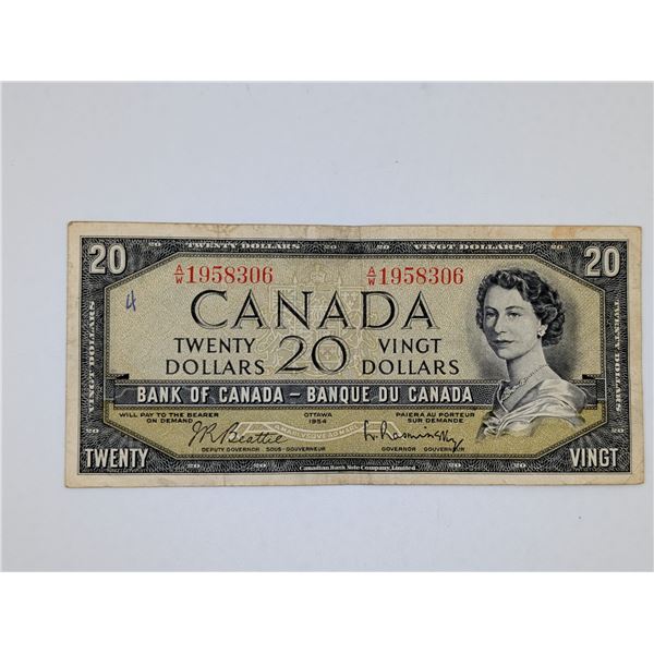 1 x Cdn 20 Dollar