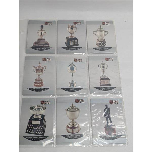 Pro Set Cup Winners 1990 x 3 Sheets