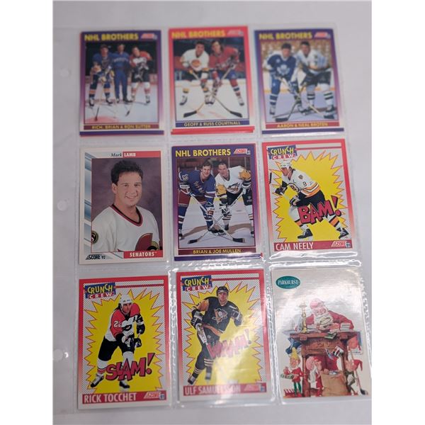 SCORE NHL Brothers 1991 Crunch Crew