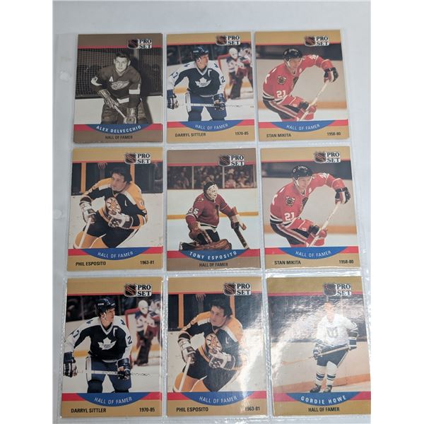 Pro Set Hall of Famers Draft Picks Points Leaders 1990