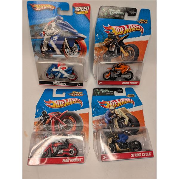 Hot Wheels Speed Cycles x 4