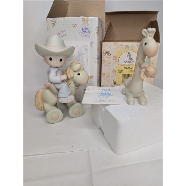 Precious Moments Happy Trials Cowboy To be with You is Uplifting Giraffe