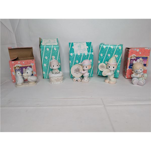 Precious Moments x 5 Birthday Club and Charter Member Specials