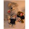 Image 1 : TY Bears etc x 3
