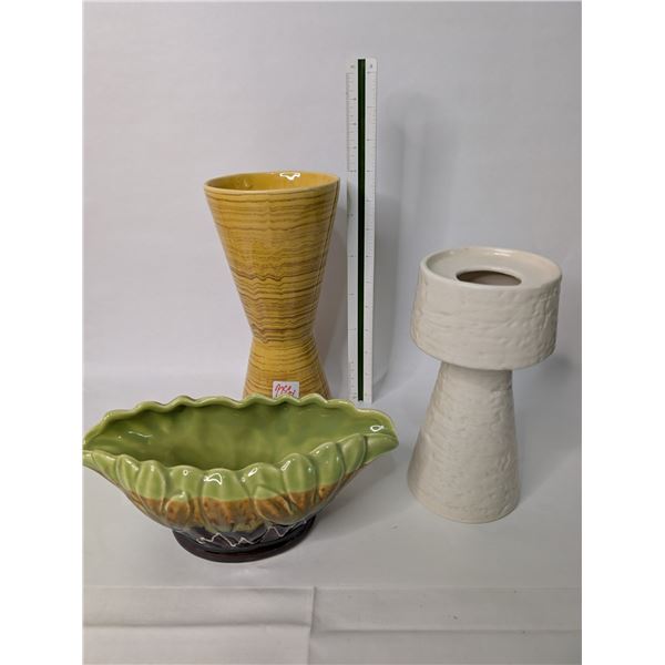 McCoy Vase / Ceramic Bowl / Candle Holder