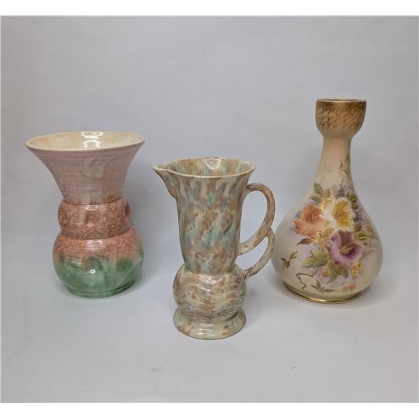 English Pottery Vases - Sylvac / Carlton / etc.
