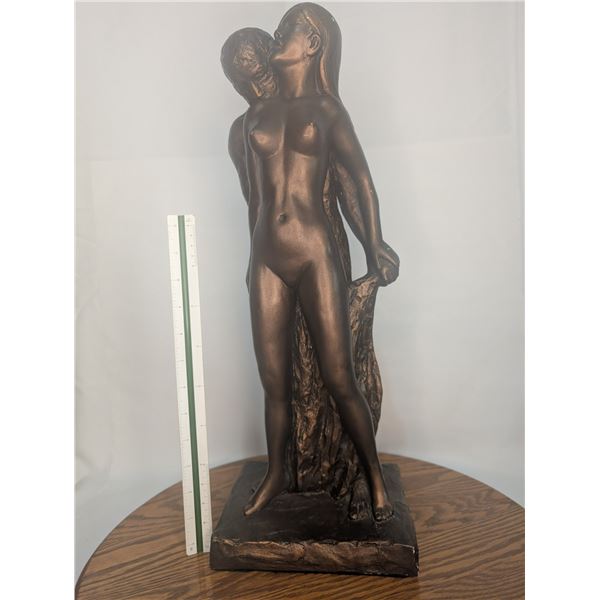Retro Leonardo Art Scupture Couple 1971