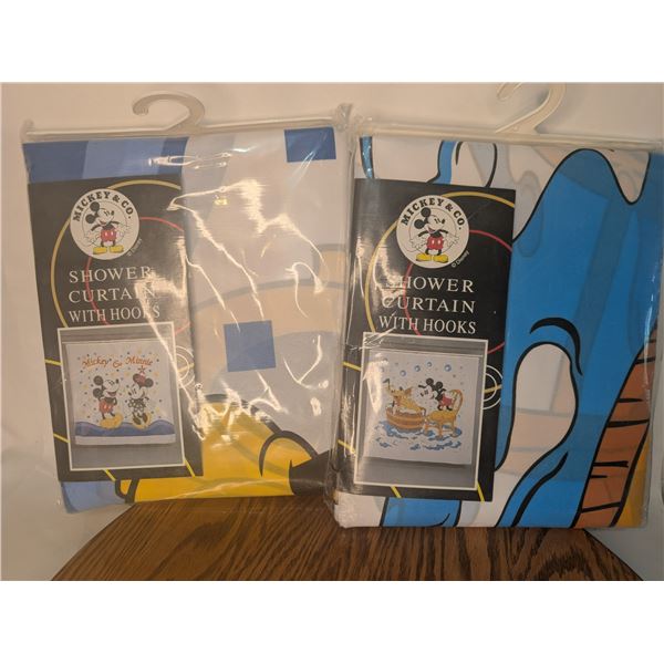 Mickey Mouse New Shower Curtains x 2