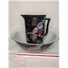 Image 1 : Antique Parrot Pitcher & Basin