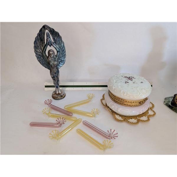 Glass Vases / Trinket Dish / Etc.