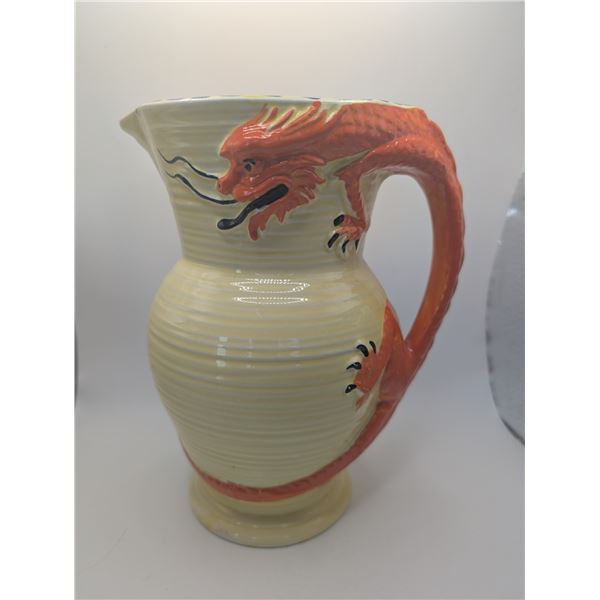 Burlieghware Antique English Art Deco Dragon JUG