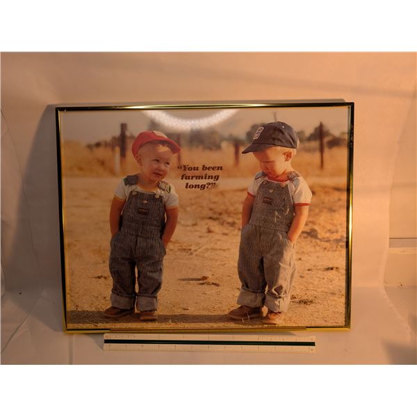 Been Farming Long Framed Print