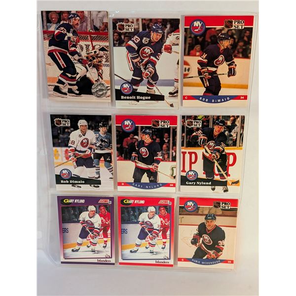 NY Islanders Hogue Nylund Dimaio