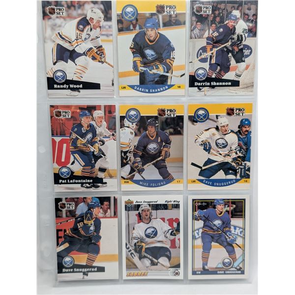 Sabres Wood Shannon LaFontain Foligno Snuggerud