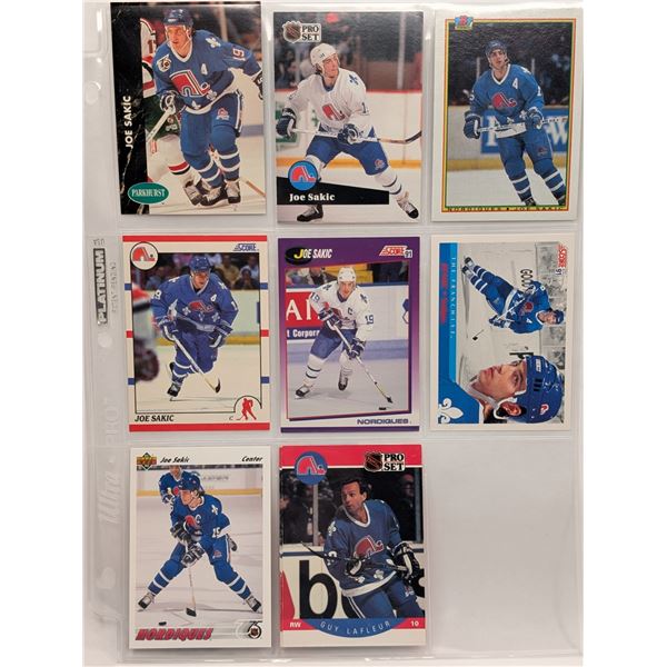 Nordiques Sakic Lafleur