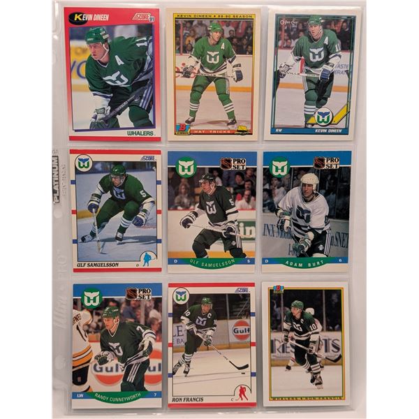 Whalers Kineen Samuelsson Burt Francis