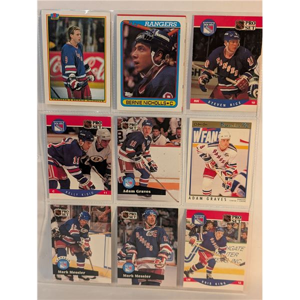 NY Rangers Kisio Graves King Messier