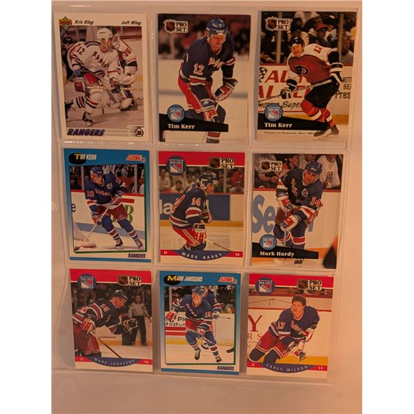NY Rangers Kerr Hardy Janssens Wilson