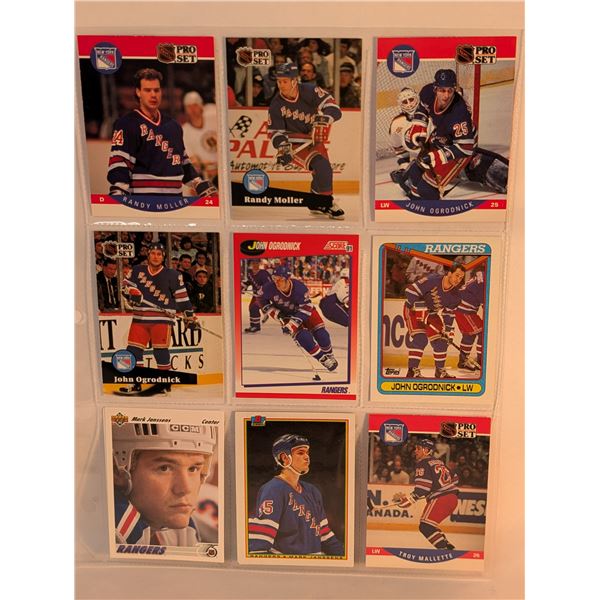 NY Rangers Ogrodnick Mallette