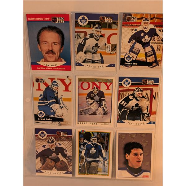 Toronto Maple Leafs Coach Tom Watt Reese Ing Fuhr