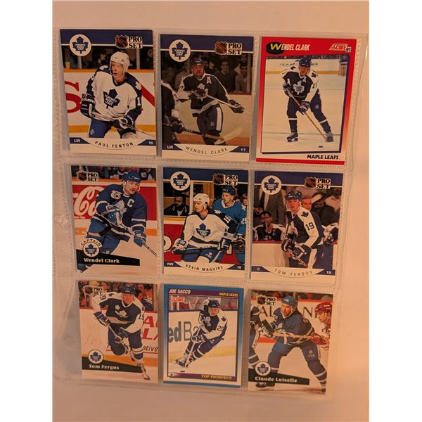 TO Leafs Fenton Clark Maquire Loisette