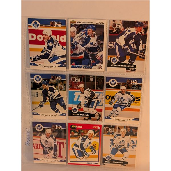 TO Leafs Krushelnyski Kordic Shannon