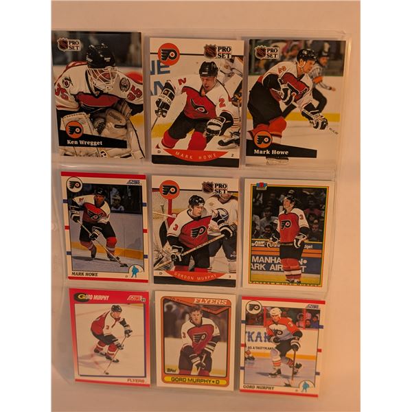 Philly Flyers Wregget Howe Murphy