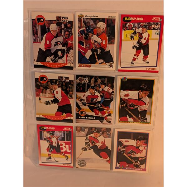 Philly Flyers Chuchrun Baron Eklund