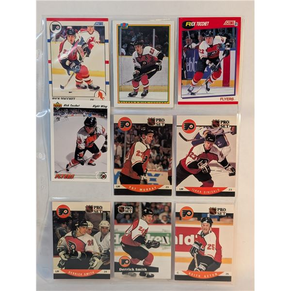 Philly Flyers Murray Sinisalo Smith Acton