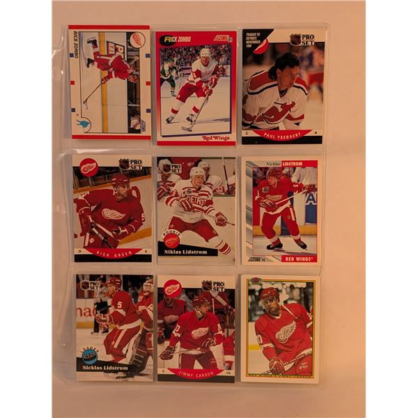 Red Wings Ysebaert Green Lidstrom