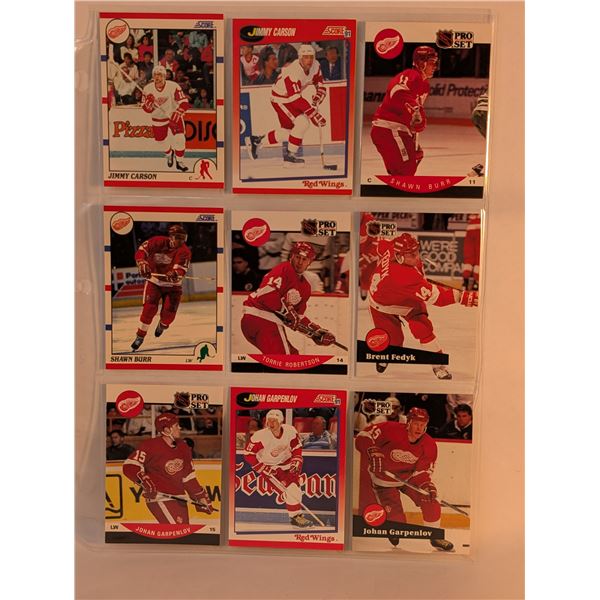 Red Wings Burr Robertson Fedyk Garpenlov