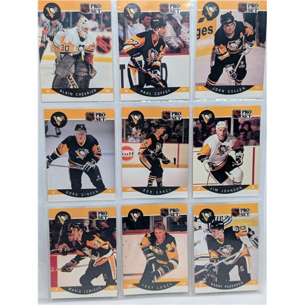 Pittsburg Penguins Bob Johnson Coach Hull Paek Coffey Lemieux