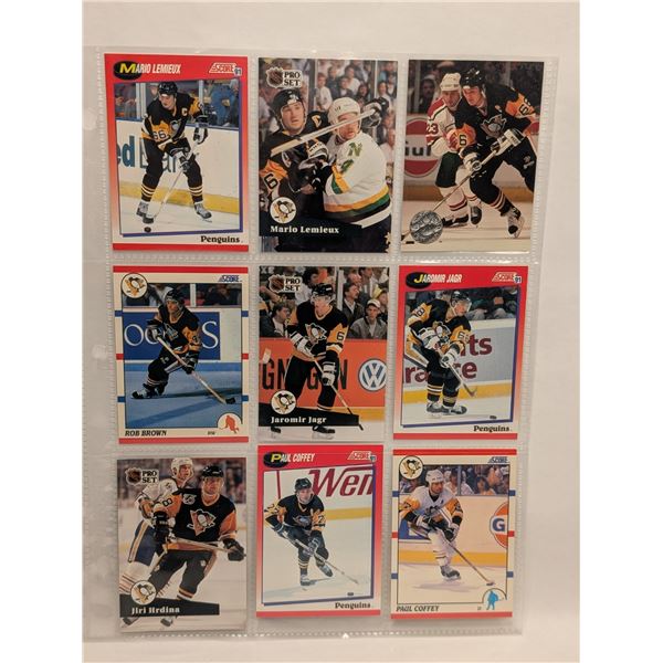 Penguins Samulsson Barrasso Johnson Wregget