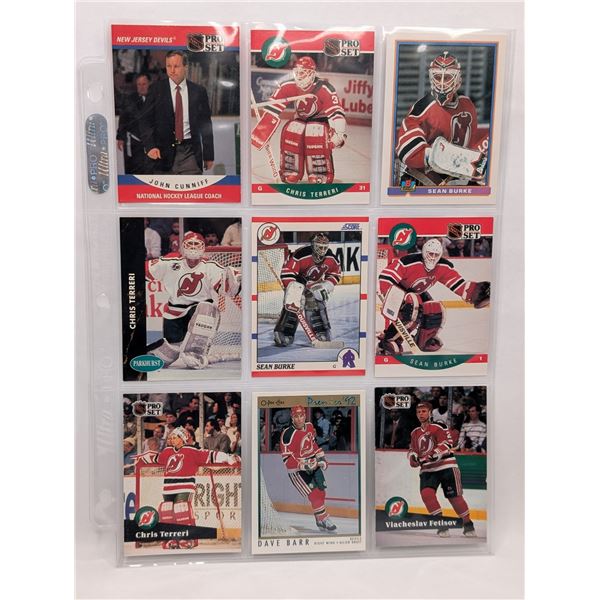 Penguins Errey Bourque Priestlay Roberts