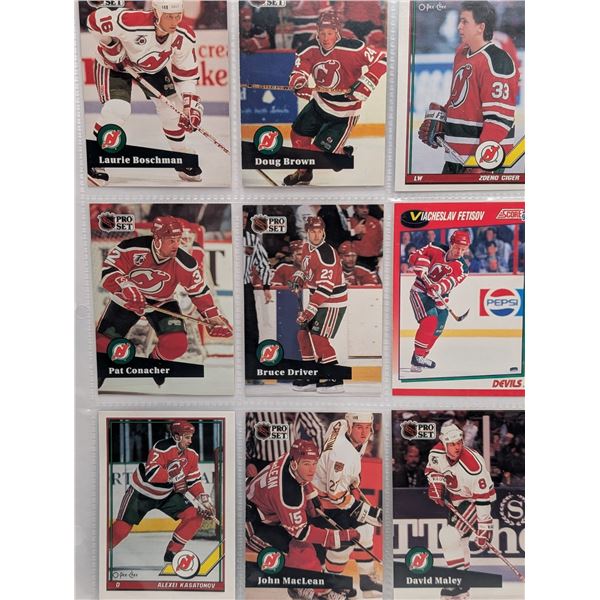 Devils Boschman Turgeon Sundstrom  Muller Ojanen Stewart Diver Conacher