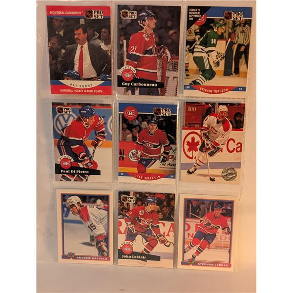 Montreal Canadiens Coach Pat Burns Carboneau Turgeon Dipeitro