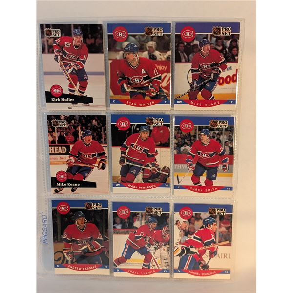 Canadiens Miller Walter Kean Pederson Smith Cassells