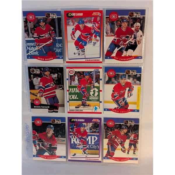 Canadiens Savard Carboneau Chelids Svoboda