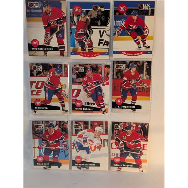 Canadiens Lebeau Daigneault Roorge Ewen Cote