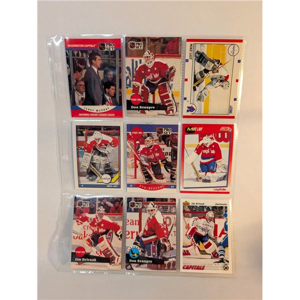 Washington Capitals Terry Murray Coach Beaupre Liut