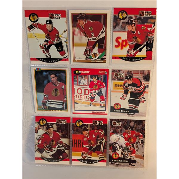 Chicago Blackhawks Manson Brown Konroyd Chelios