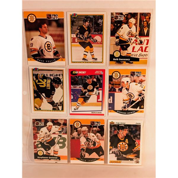 Bruins Poalin Sweeney Quintal Janney