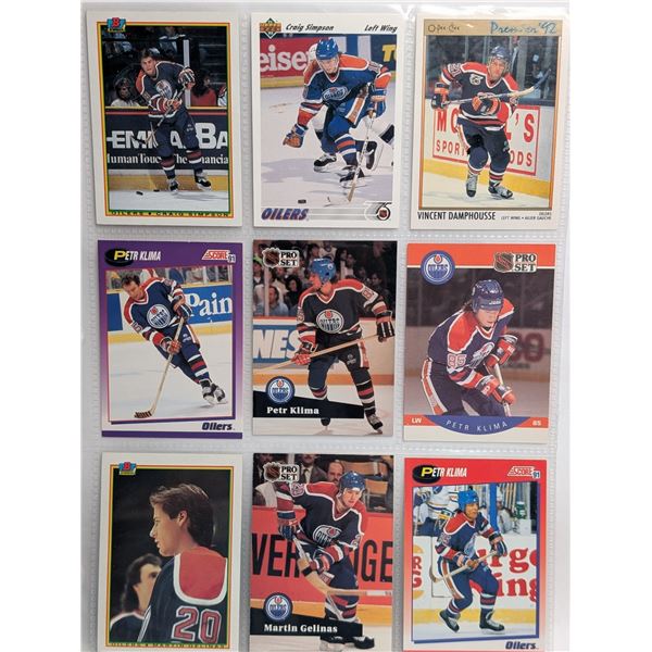 Oilers Simpson Damphousse Klima Gelinas