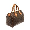 Image 2 : Louis Vuitton Brown Monogram Speedy 25 Satchel Bag