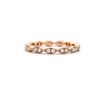 Image 1 : 18kt RG Diamond Eternity Ring