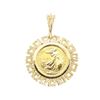 Image 2 : 1/10th British Sovereign Coin Pendant - 14KT - 24KT Yellow Gold