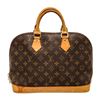 Image 1 : Louis Vuitton Brown Monogram Canvas Alma PM Satchel Bag