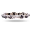 Image 2 : 23.53 ctw Fancy Black Diamond 14K White Gold Bracelet (25.73 ctw Diamonds)