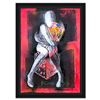 Image 1 : Crimson Introspection by Kostabi Original