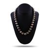 Image 3 : 11MM to 14MM Tahitian Cultured Pearl Necklace with 14K White Gold Clasp